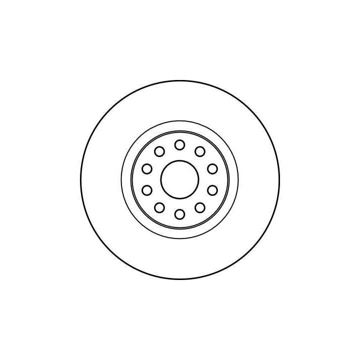 Stabdžių diskas TRW DF4059