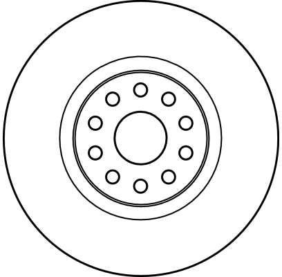 Stabdžių diskas TRW DF4059