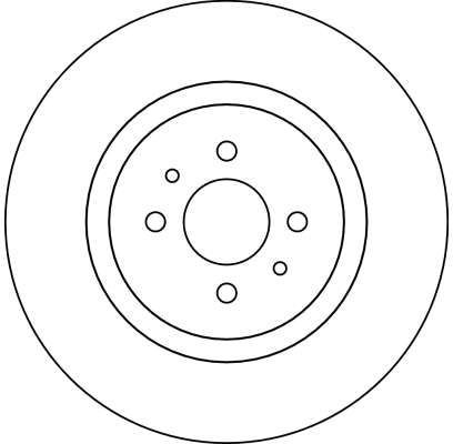Stabdžių diskas TRW DF4071
