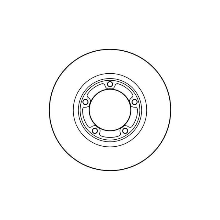 Stabdžių diskas TRW DF4076