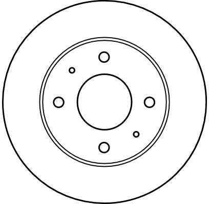 Stabdžių diskas TRW DF4081