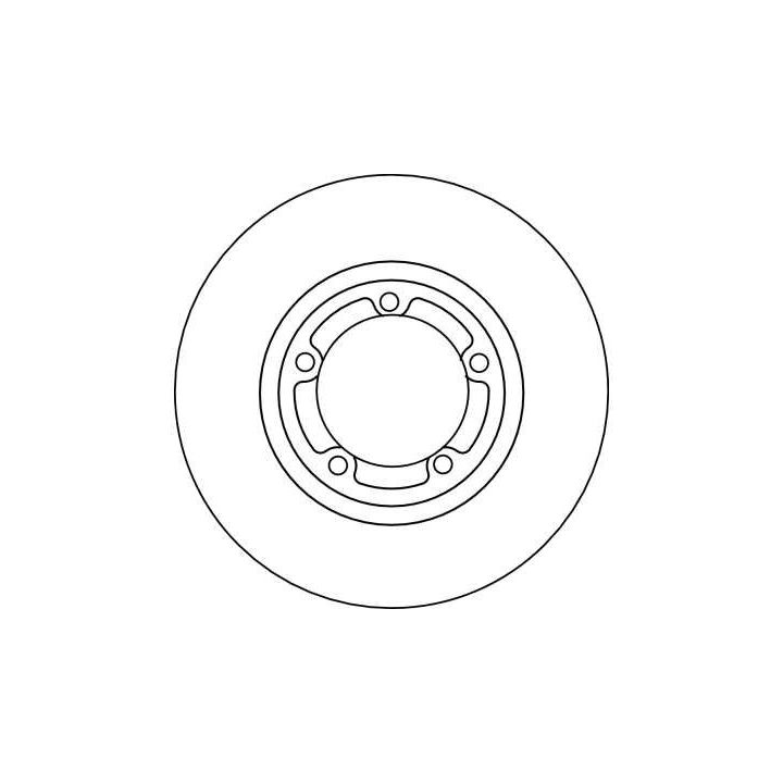 Stabdžių diskas TRW DF4102