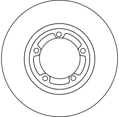 Stabdžių diskas TRW DF4102