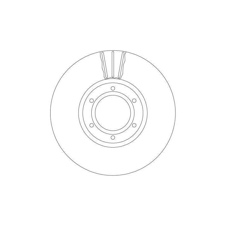 Stabdžių diskas TRW DF4111