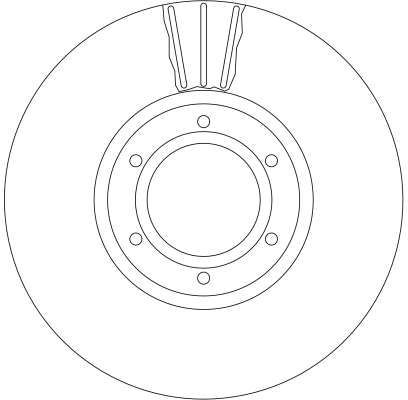Stabdžių diskas TRW DF4111