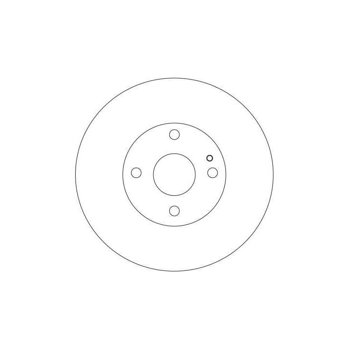 Stabdžių diskas TRW DF4119