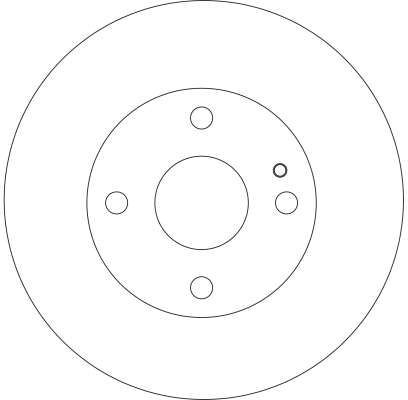 Stabdžių diskas TRW DF4120