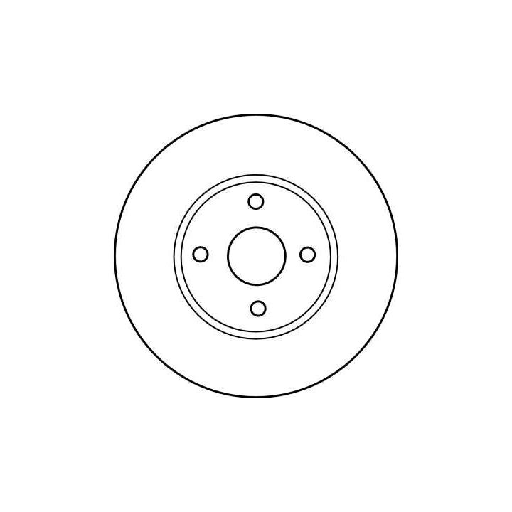Stabdžių diskas TRW DF4121