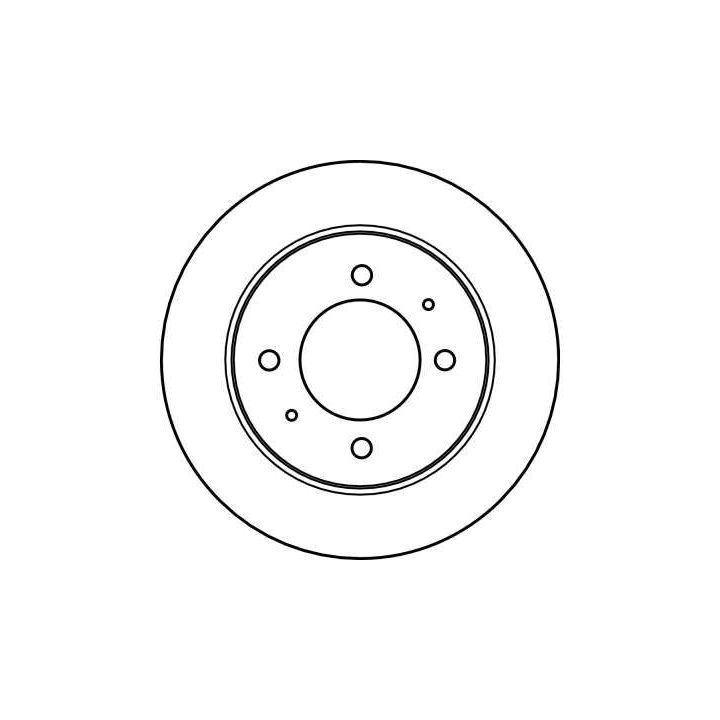 Stabdžių diskas TRW DF4122