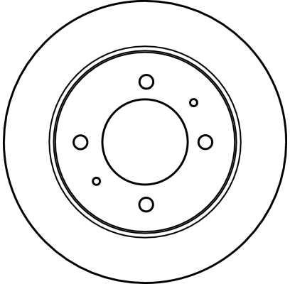 Stabdžių diskas TRW DF4122