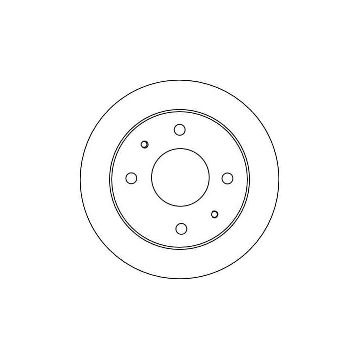 Stabdžių diskas TRW DF4132