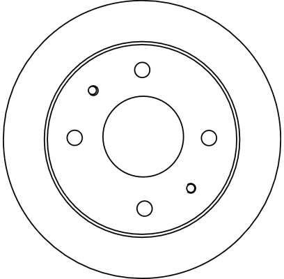 Stabdžių diskas TRW DF4132
