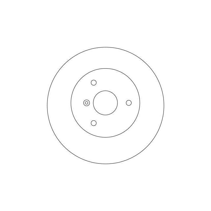 Stabdžių diskas TRW DF4135
