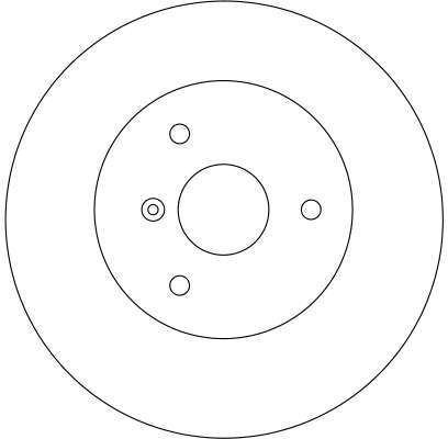 Stabdžių diskas TRW DF4135