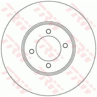 Stabdžių diskas TRW DF4139