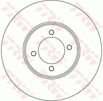 Stabdžių diskas TRW DF4139