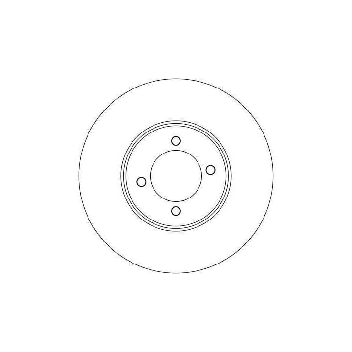 Stabdžių diskas TRW DF4139
