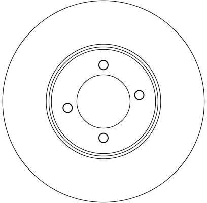 Stabdžių diskas TRW DF4139