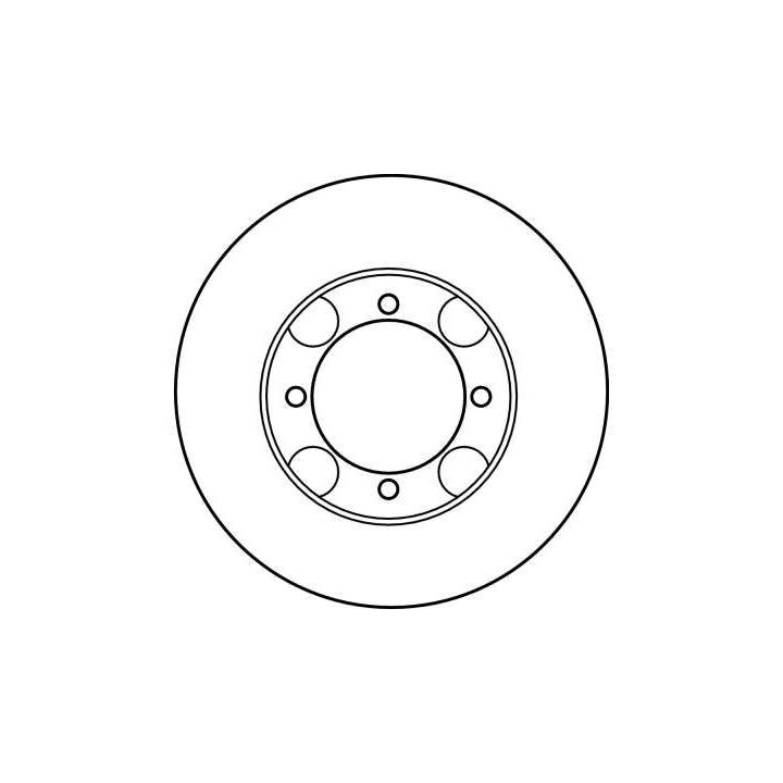 Stabdžių diskas TRW DF4157