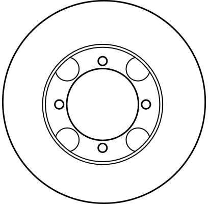 Stabdžių diskas TRW DF4157