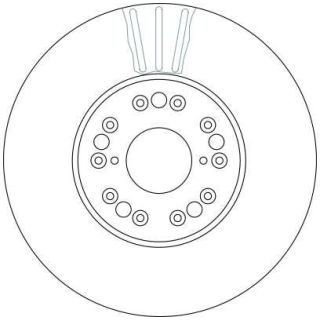 Stabdžių diskas TRW DF4182