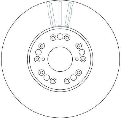Stabdžių diskas TRW DF4182