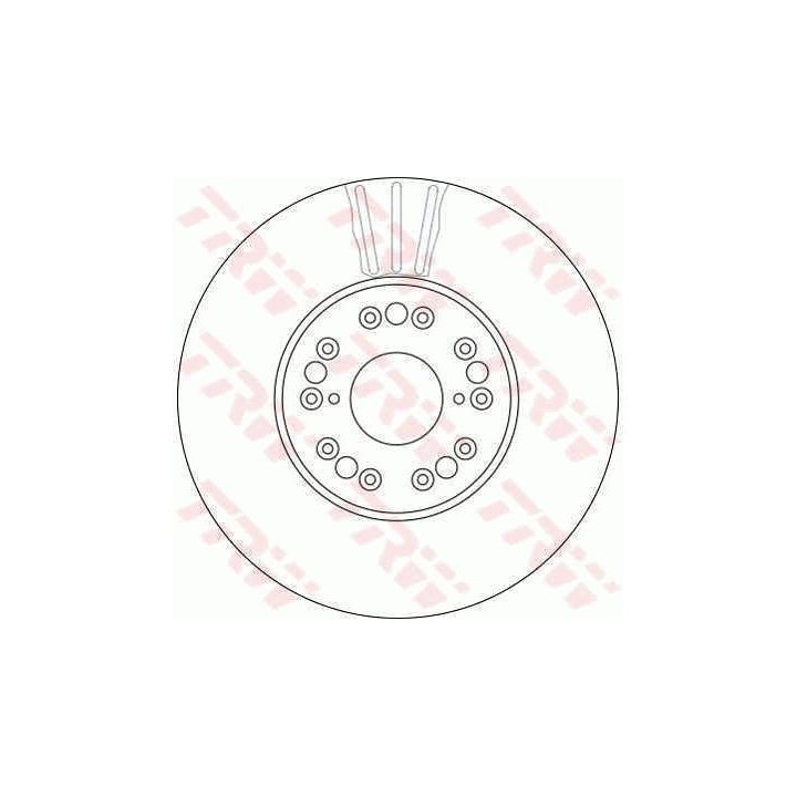 Stabdžių diskas TRW DF4182S