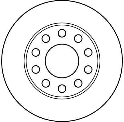 Stabdžių diskas TRW DF4186