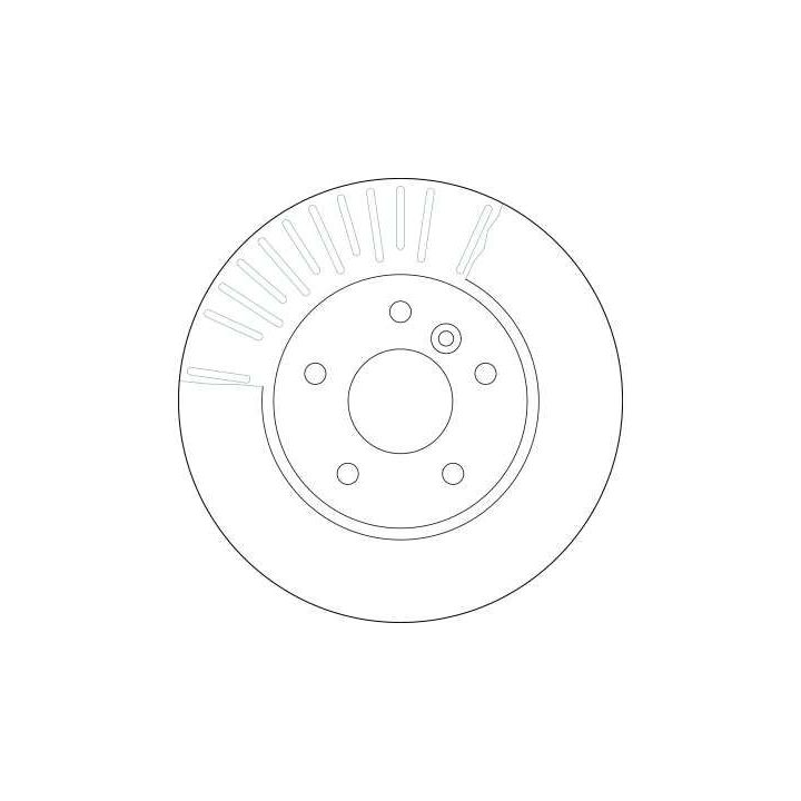 Stabdžių diskas TRW DF4194S