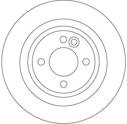 Stabdžių diskas TRW DF4197