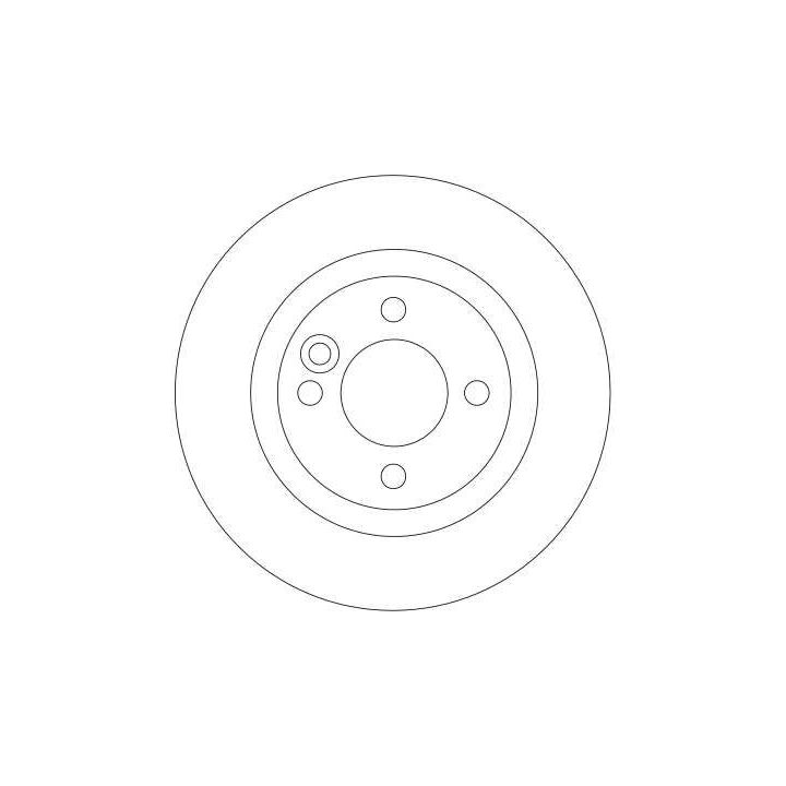 Stabdžių diskas TRW DF4198