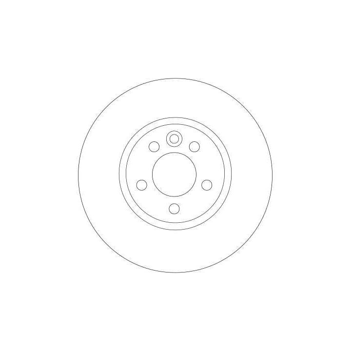 Stabdžių diskas TRW DF4203