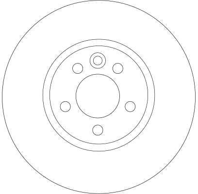 Stabdžių diskas TRW DF4203