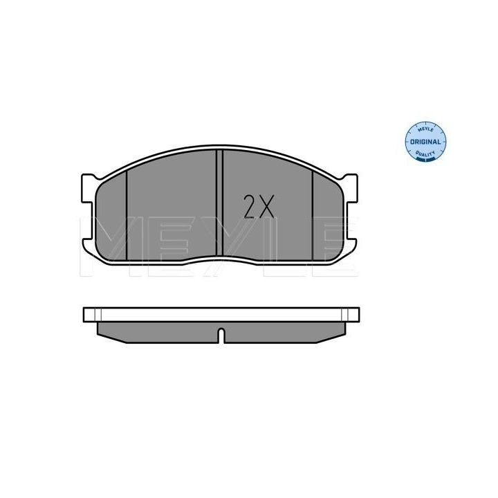 Stabdžių trinkelių rinkinys, diskinis stabdys MEYLE 025 200 0215/W
