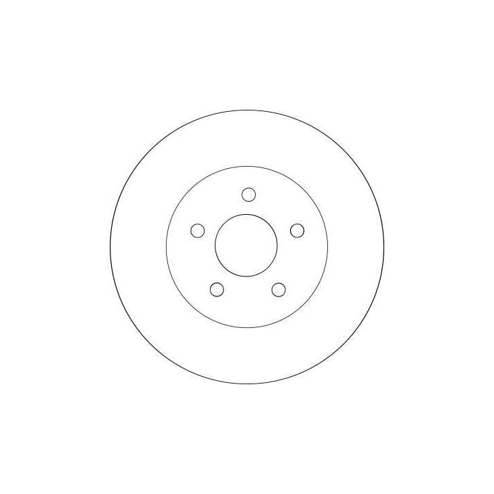 Stabdžių diskas TRW DF4218