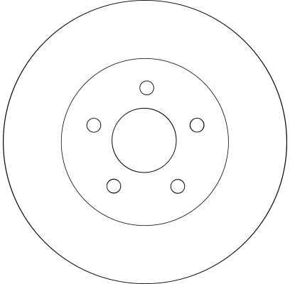 Stabdžių diskas TRW DF4218