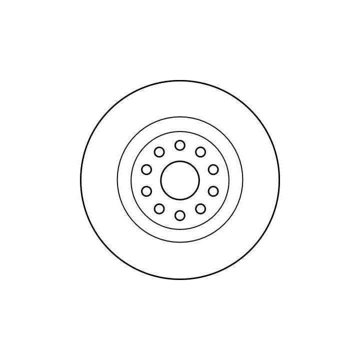Stabdžių diskas TRW DF4220