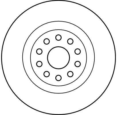 Stabdžių diskas TRW DF4220