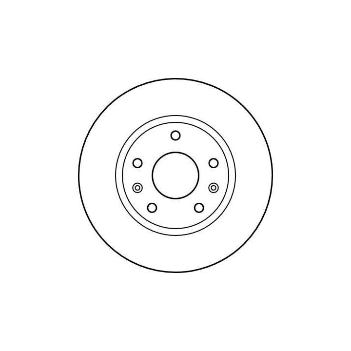 Stabdžių diskas TRW DF4221