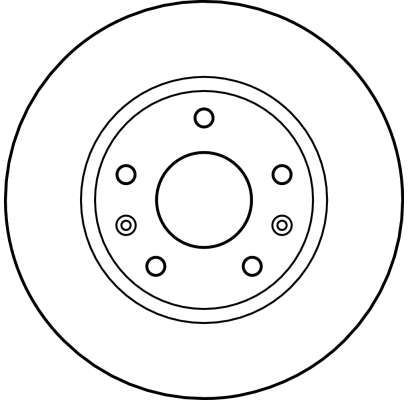Stabdžių diskas TRW DF4221