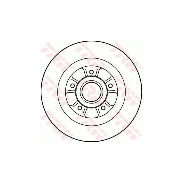 Stabdžių diskas TRW DF4227
