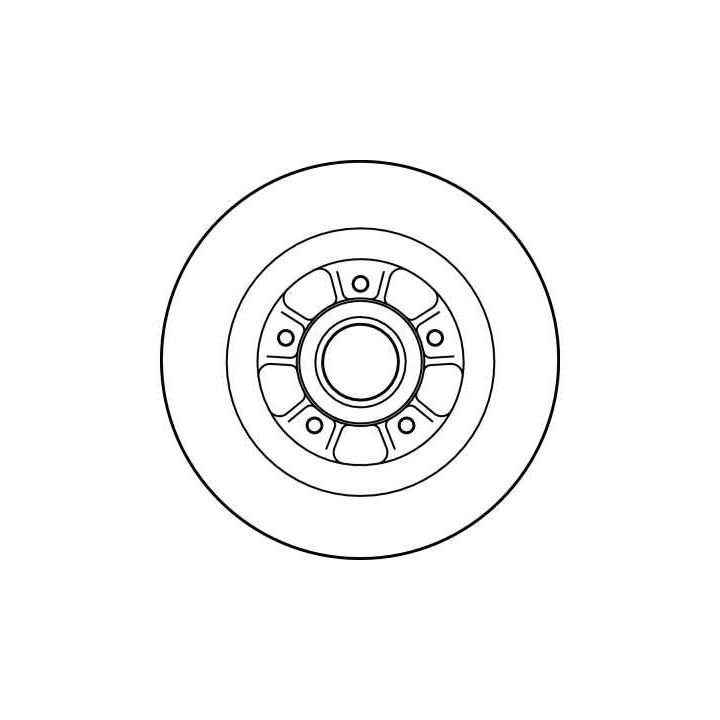 Stabdžių diskas TRW DF4227