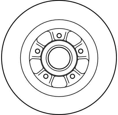 Stabdžių diskas TRW DF4227
