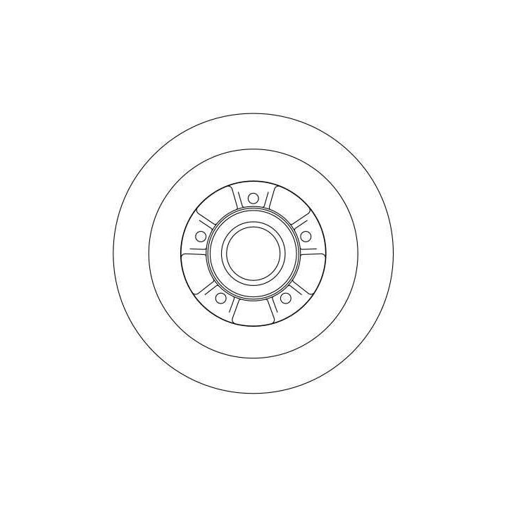 Stabdžių diskas TRW DF4228