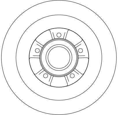 Stabdžių diskas TRW DF4228