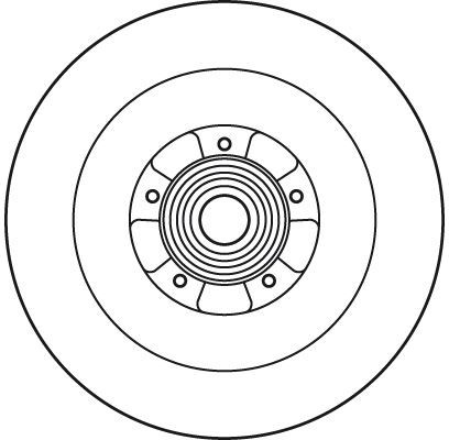 Stabdžių diskas TRW DF4228BS