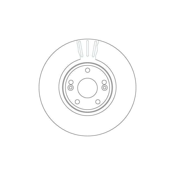 Stabdžių diskas TRW DF4229S