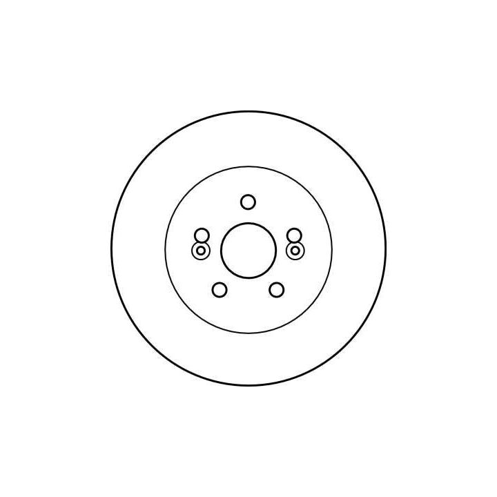 Stabdžių diskas TRW DF4230
