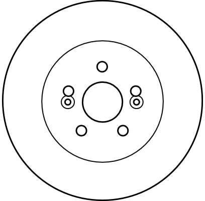Stabdžių diskas TRW DF4230
