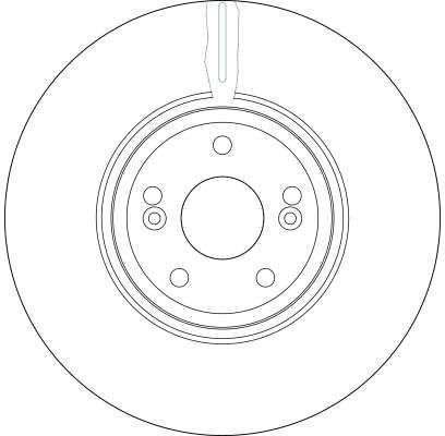 Stabdžių diskas TRW DF4231S